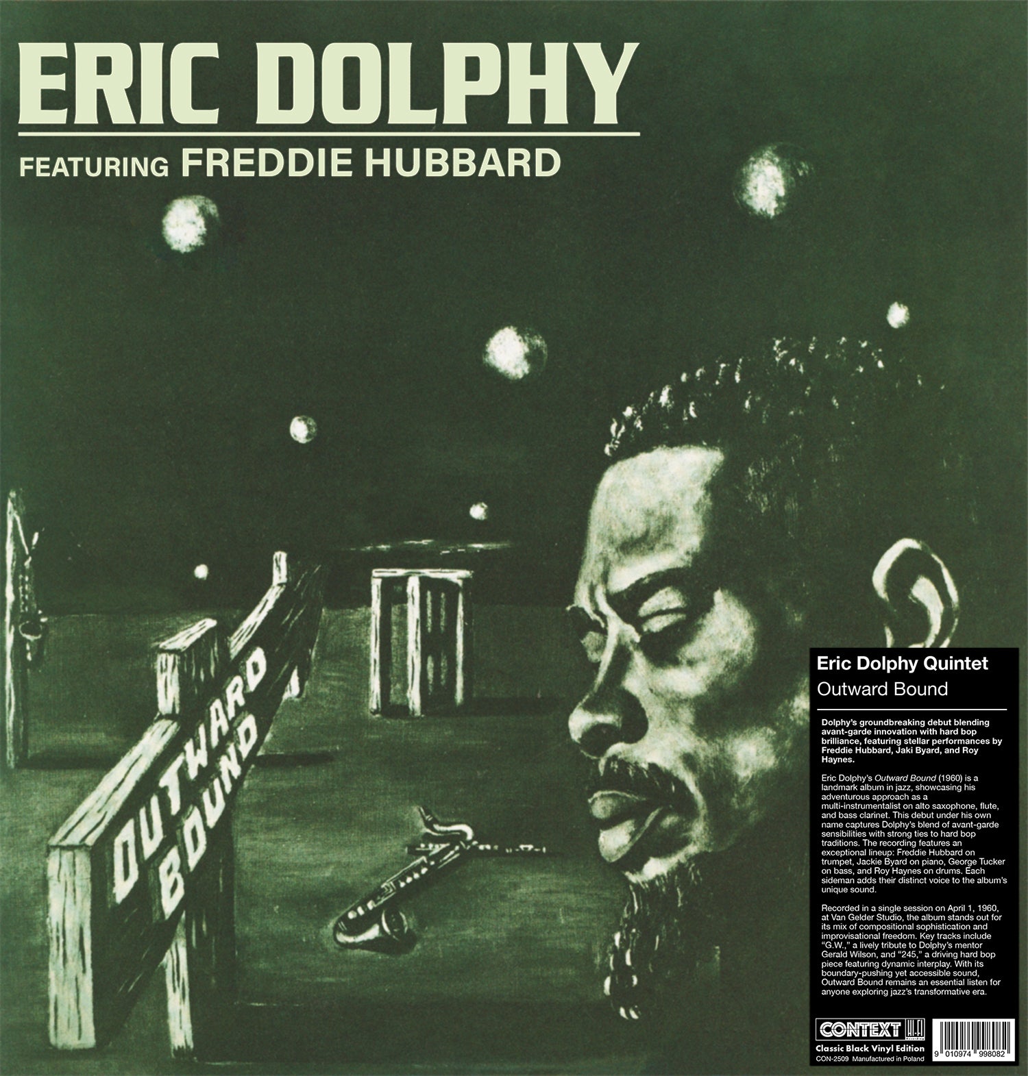 【ＬＰ盤面良好】ERIC DOLPHY OUTWARD BOUND Eric Dolphy: Outward Bound Vinyl. Norman Records UK