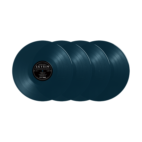 THE ELDER SCROLLS V: SKYRIM Ultimate Edition - 4LP BOX SET "Blackreach Blue" [VINYL] *Pre-Order* (Vinyl)