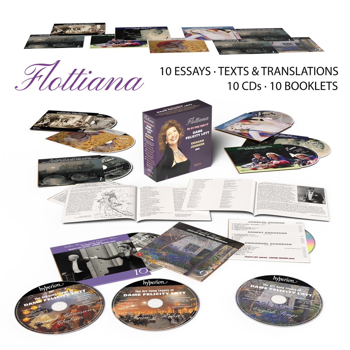 Flottiana: The Art-Song Legacy of Dame Felicity Lott [10CD Box Set] [CD]