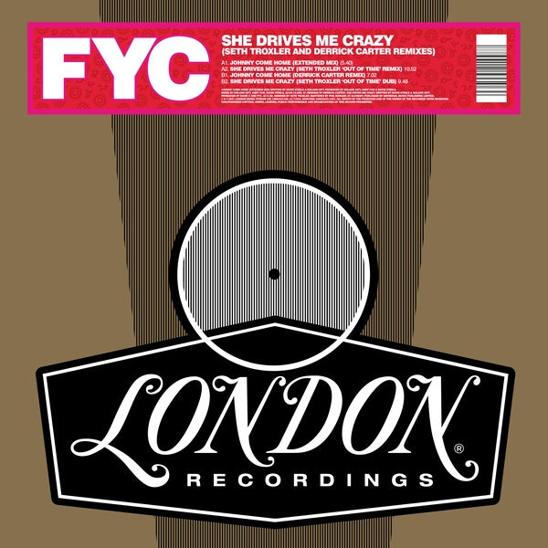 She Drives Me Crazy (Derrick Carter And Seth Troxler Remixes) (Vinyl)