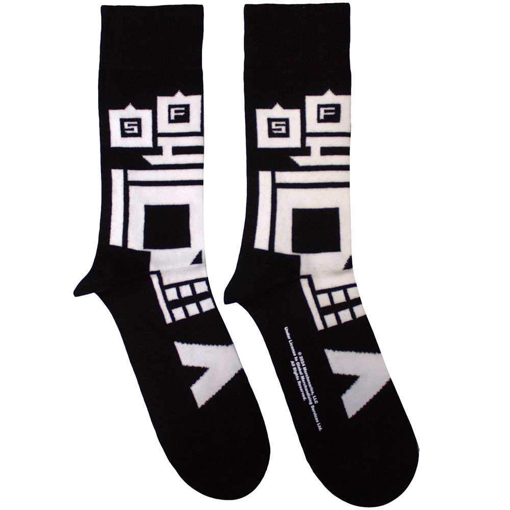 Pixeled Skull (Socks)