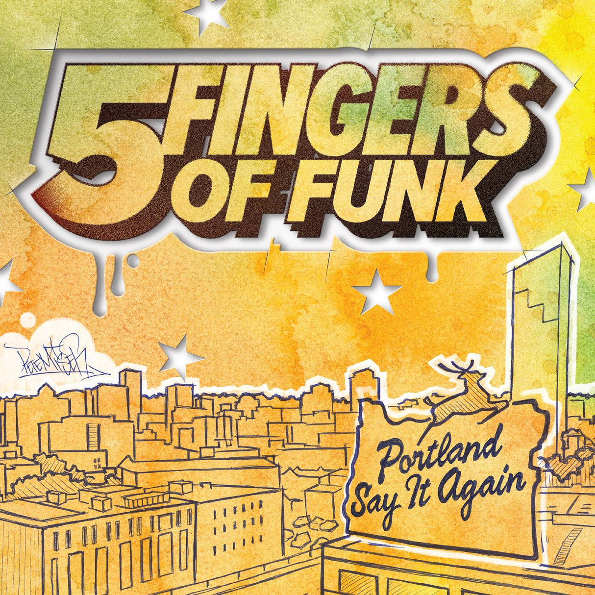 Five Fingers of Funk Portland 再说一遍 (白色黑胶唱片) [唱片 &amp; LP]