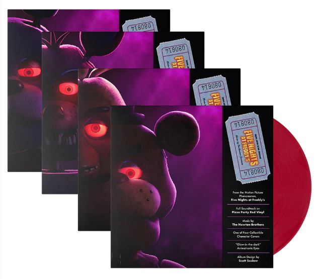 THE NEWTON BROTHERS Five Nights at Freddy’s Vinyl Soundtrack (Red) [Records & LPs]