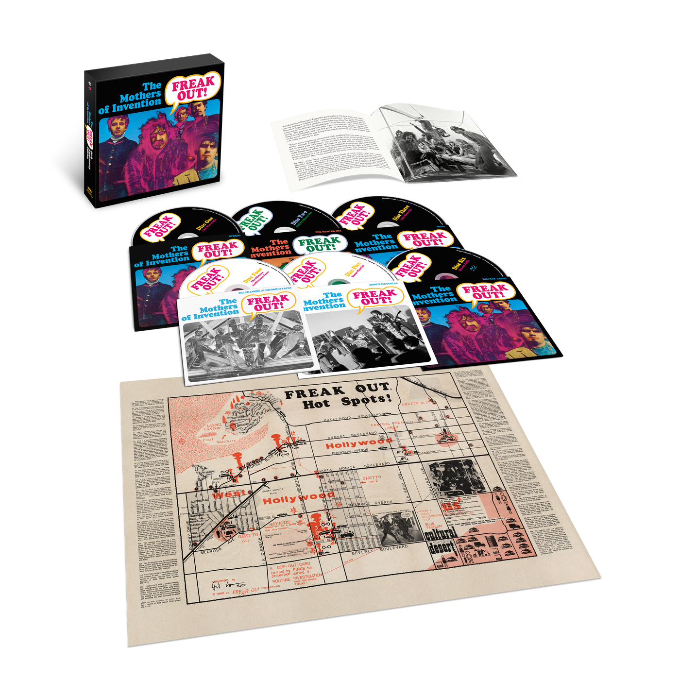 Frank Zappa/The Mothers Of Invention - Freak Out! (60Th Anniversary) [Super Deluxe Box Set] [5 CD/Blu-Ray] [CD]