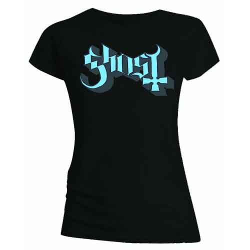 Camiseta de manga corta con el logotipo de Ghost Blue/Grey Keyline