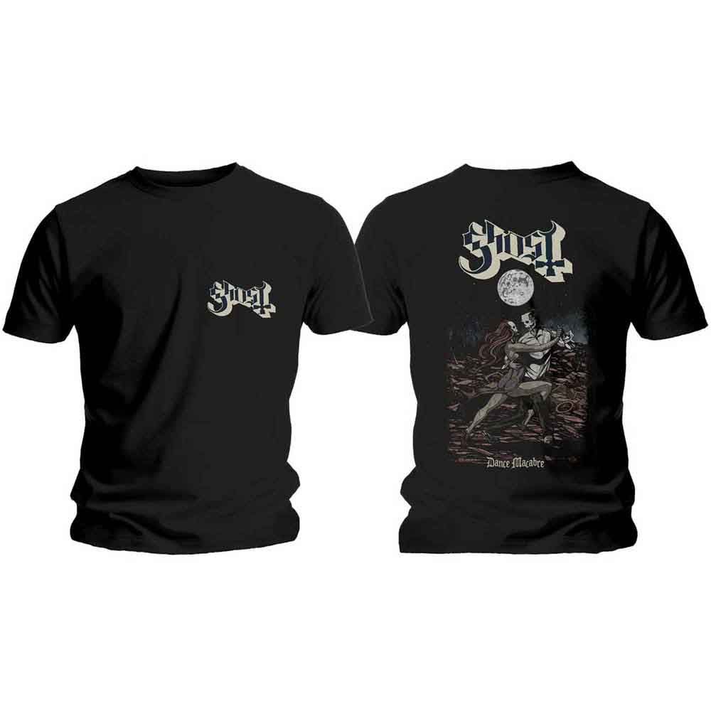 Camiseta con portada y logotipo de Ghost Dance Macabre