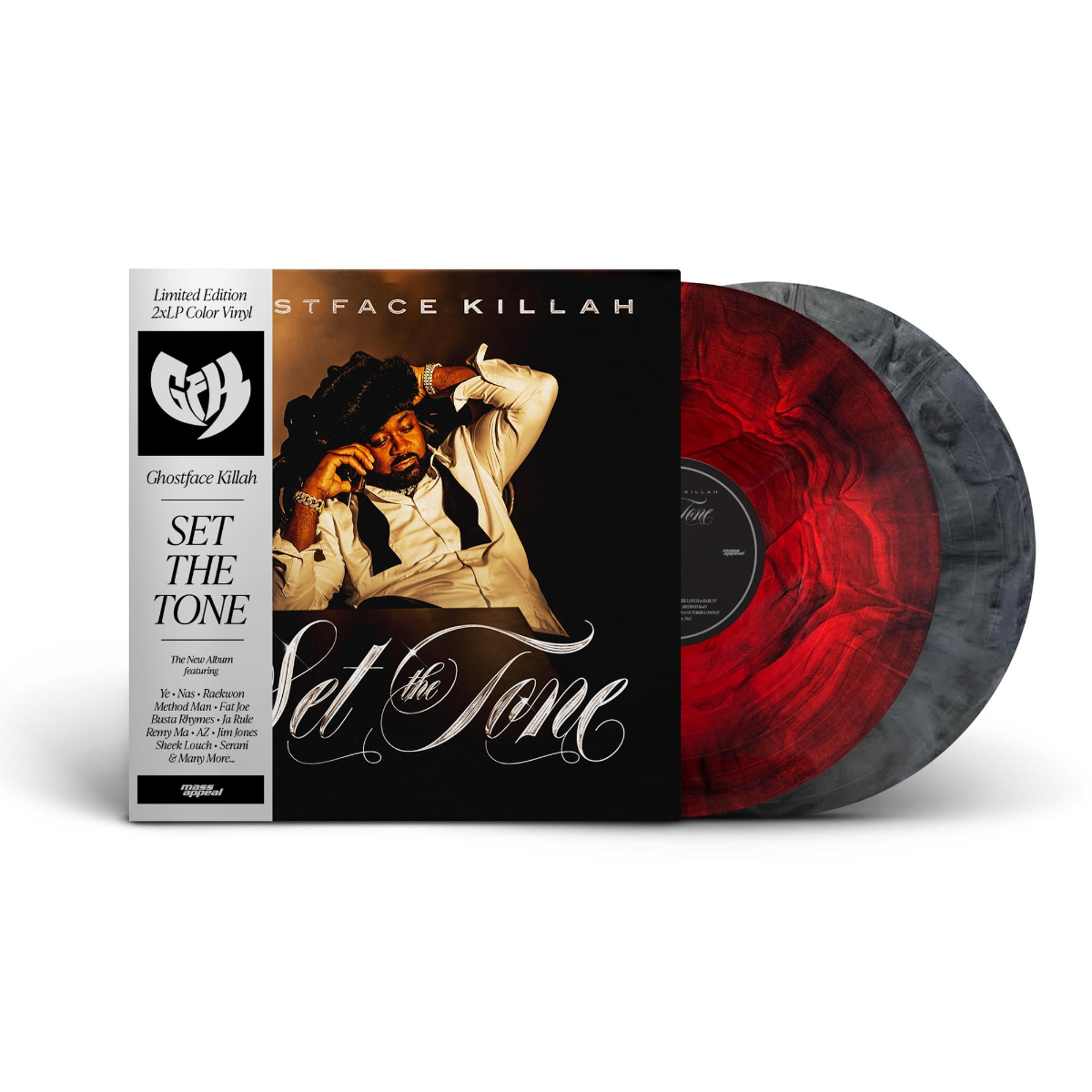 Ghostface Killah Set The Tone (Guns & Roses) (Red & Black Marble Colored Vinyl) (2 Lp) [Vinyl] - Apocalypse Vinyl