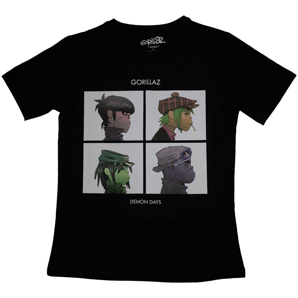 Camiseta de manga corta Gorillaz Demon Days