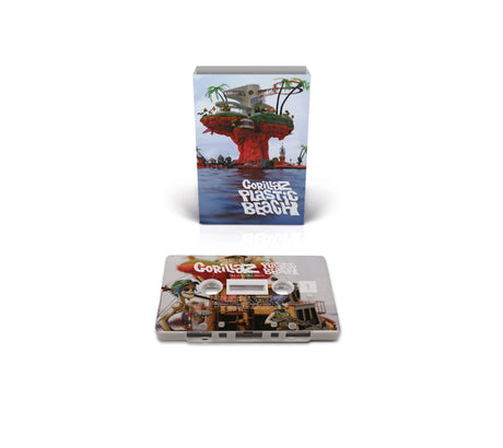 Gorillaz - Plastic Beach (Limited, Brick & Mortar Exclusive) [White Cassette With On Body Printing] [Cassette]