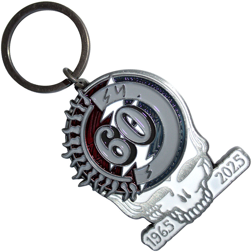 Grateful Dead 60Th Anniversary Skull [Keychain]