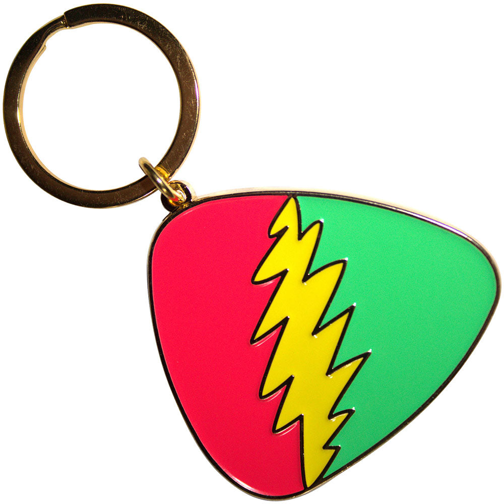 Grateful Dead Red/Green Plectrum [Keychain]