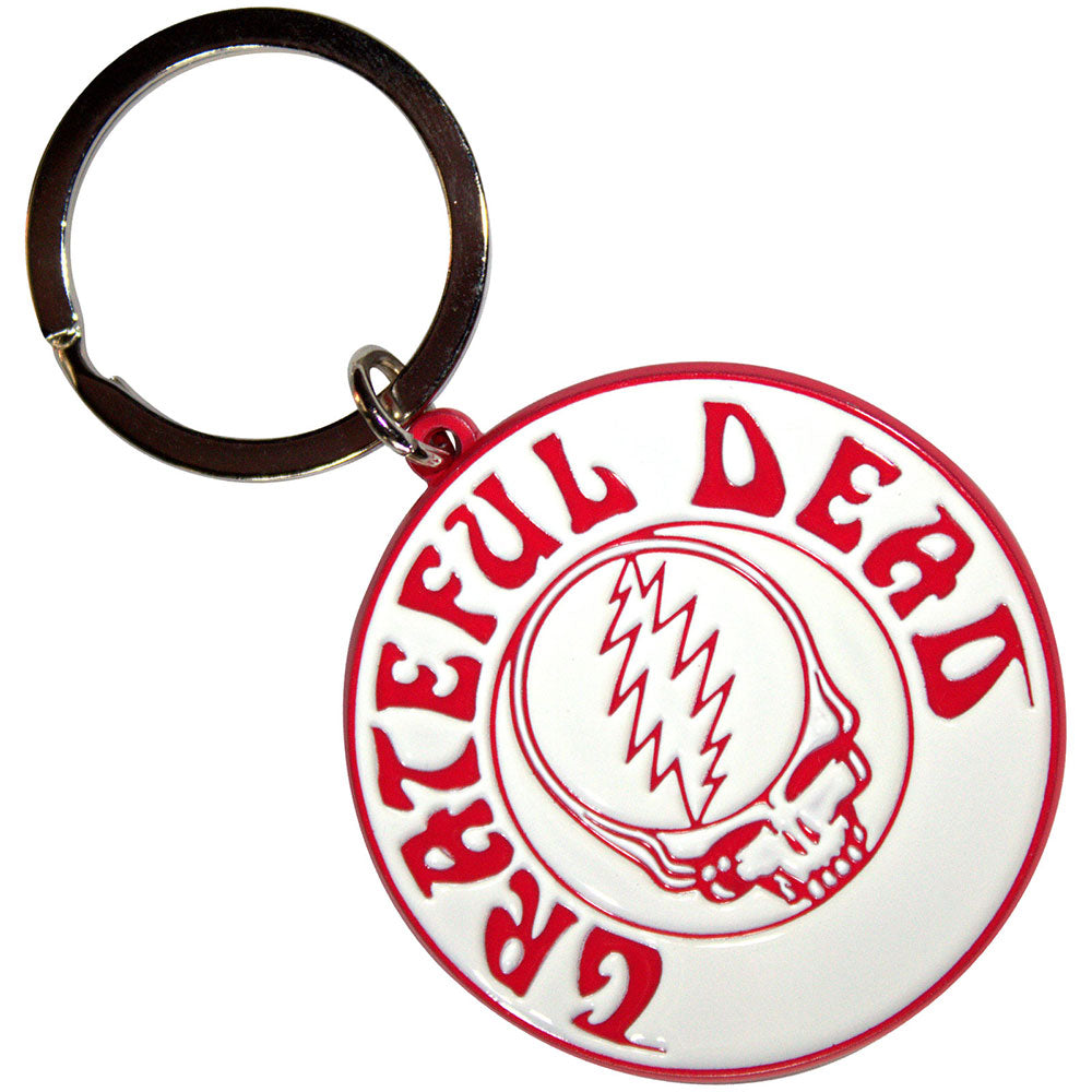 Grateful Dead Steal Your Face Mono Red [Keychain]