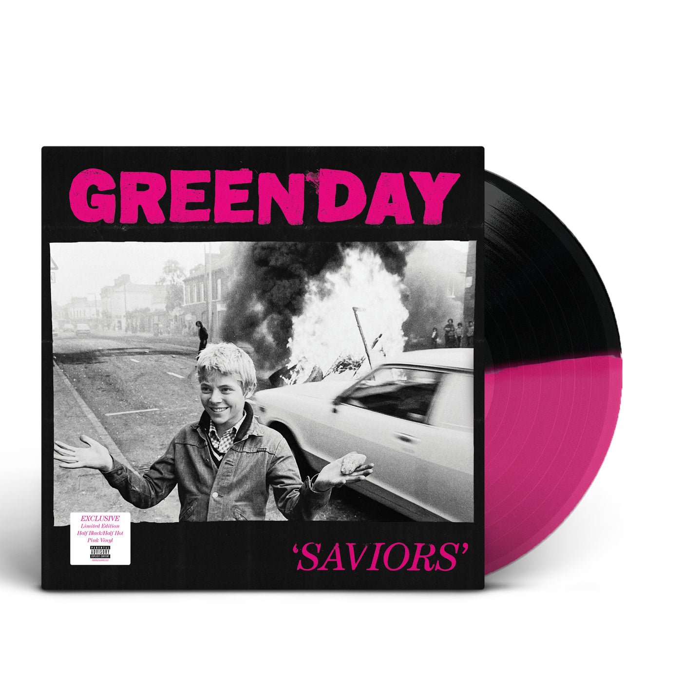 Green Day Saviors (Deluxe, vinilo de 180 gramos, desplegable, portada en relieve, póster exclusivo de 24 x 36) [Discos y LP]