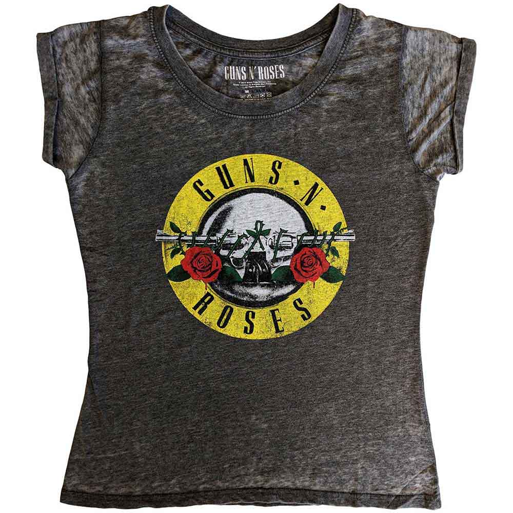 Camiseta de manga corta con el logotipo clásico de Guns N' Roses