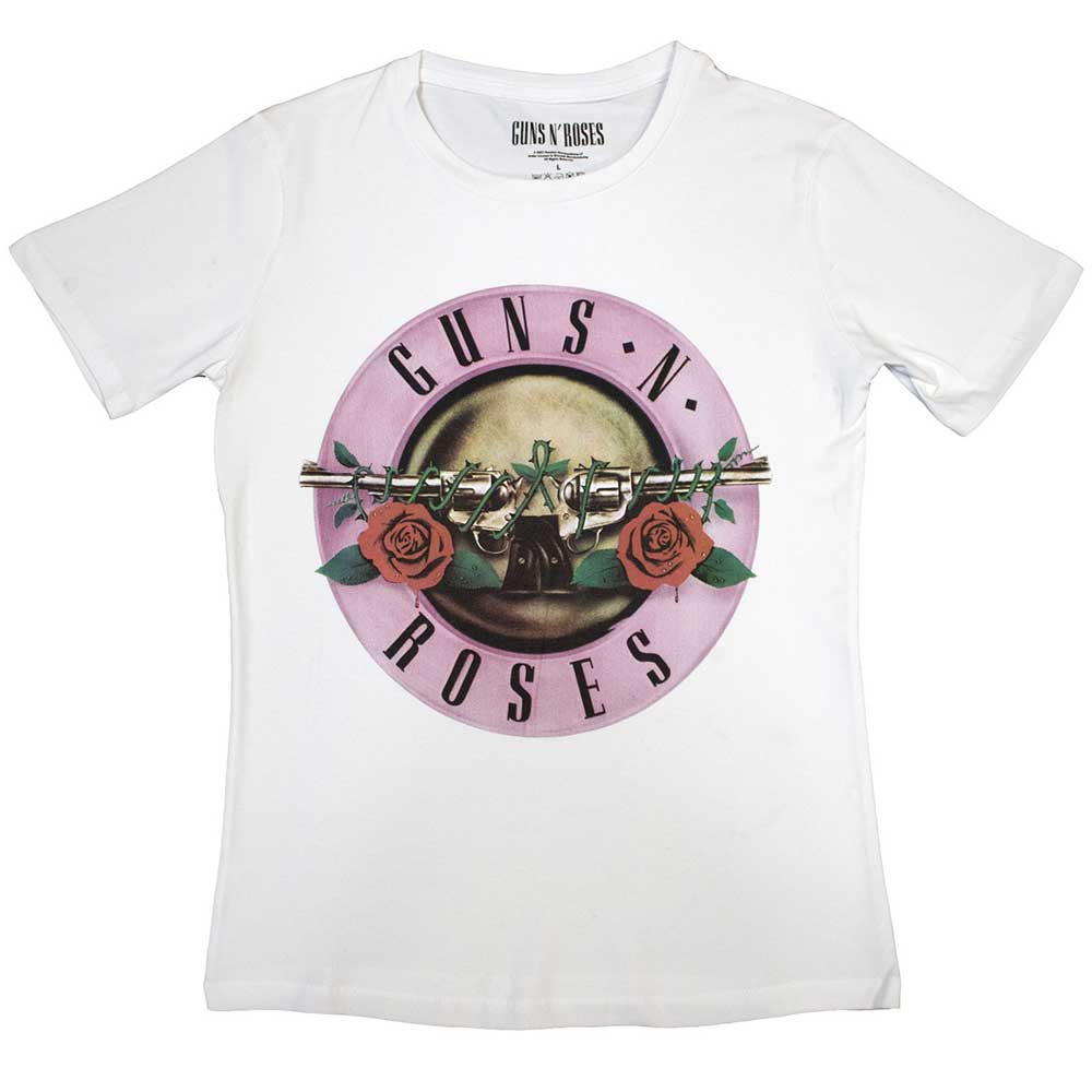 Camiseta de manga corta con el logotipo clásico de Guns N' Roses