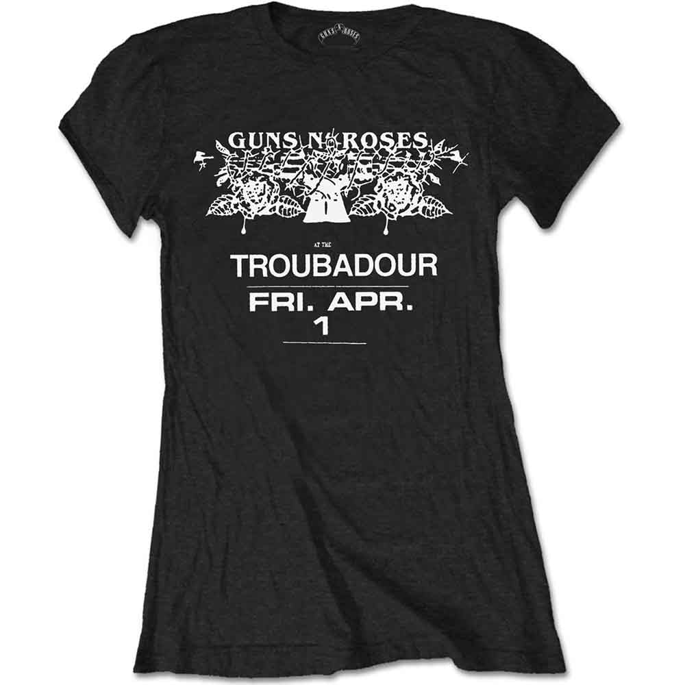 Guns N' Roses Troubadour Flyer [Short Sleeve Tee]