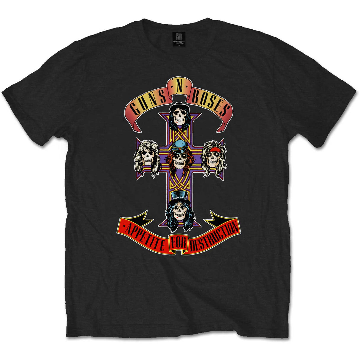 Camiseta de Guns N Roses Appetite for Destruction