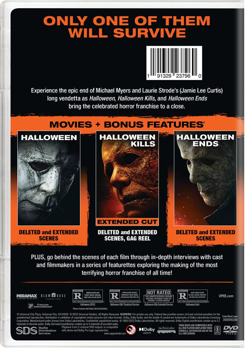 Halloween - Halloween Trilogy (3 Pack) (DVD) | Apocalypse Vinyl