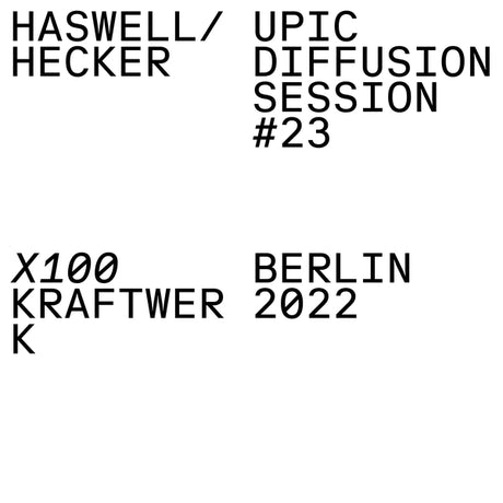 Upic Diffusion Session #23 (Vinyl)