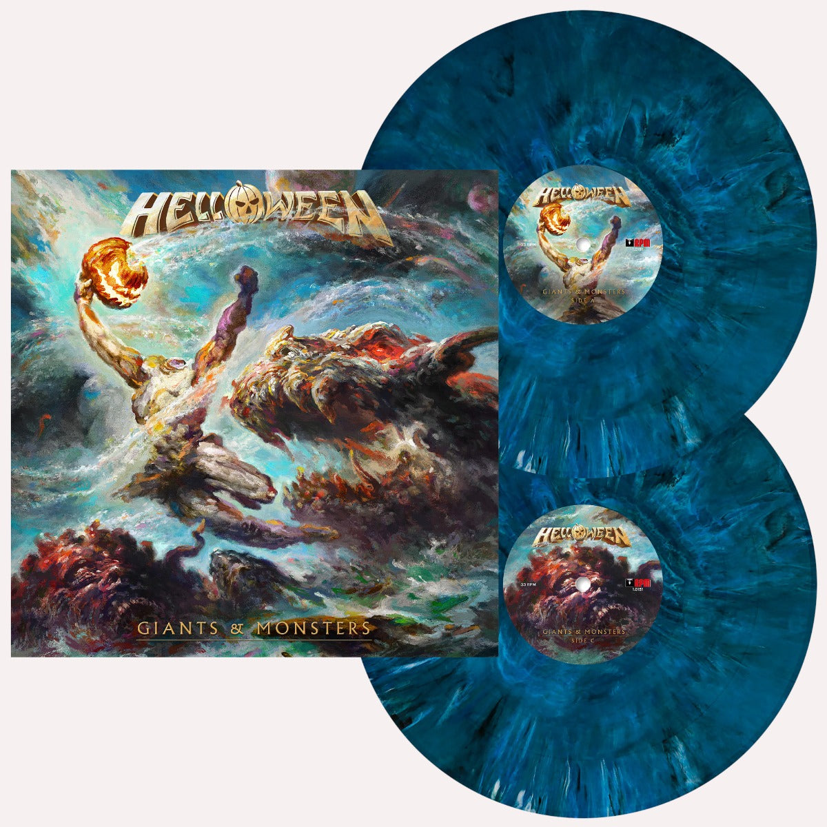 Giants & Monsters (Ocean Blue Marbled Vinyl) (Pumpkin Etching & Booklet) [2LP] (Vinyl)