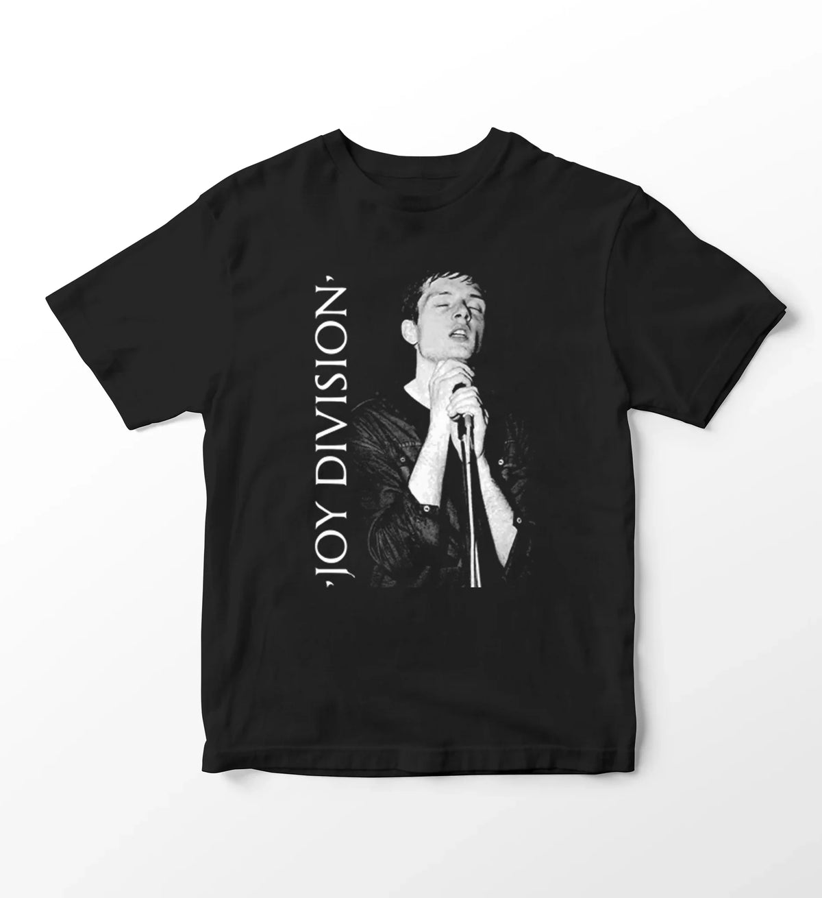Ian Rocks Merch Vintage Merch - Joy Division Ian Curtis Mens T-shirt | Apocalypse Vinyl