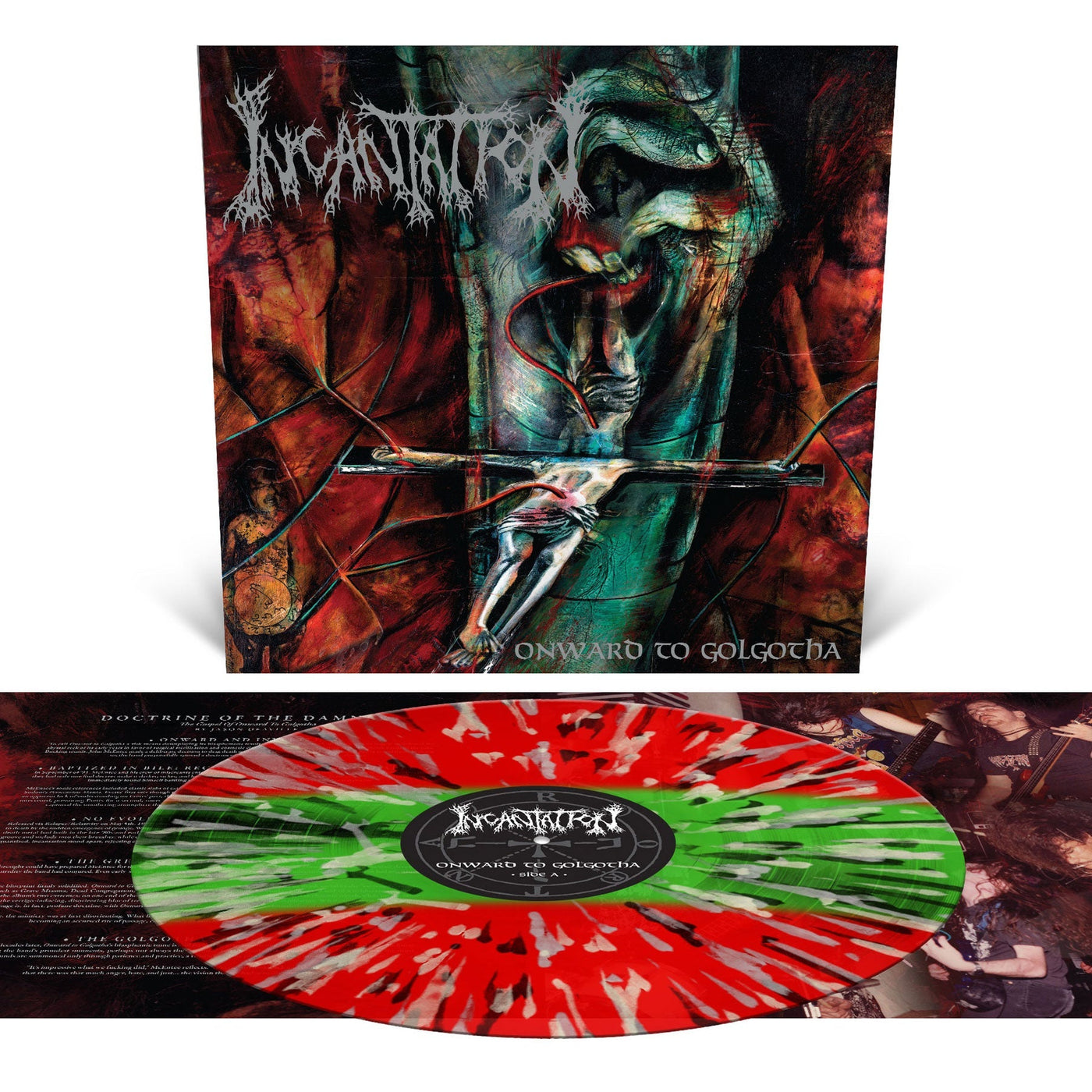 Onward To Golgotha [Three Color Stripe With Splatter Vinyl] [Vinyl]