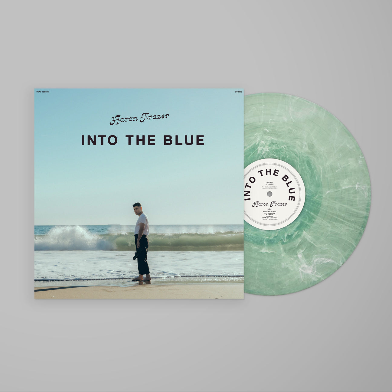 Aaron Frazer Into The Blue (Frosted Coke Bottle Clear) [Vinyl] - Apocalypse Vinyl