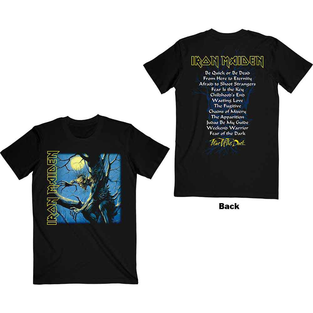 Iron Maiden Fear of the Dark Album Tracklisting [T-Shirt]
