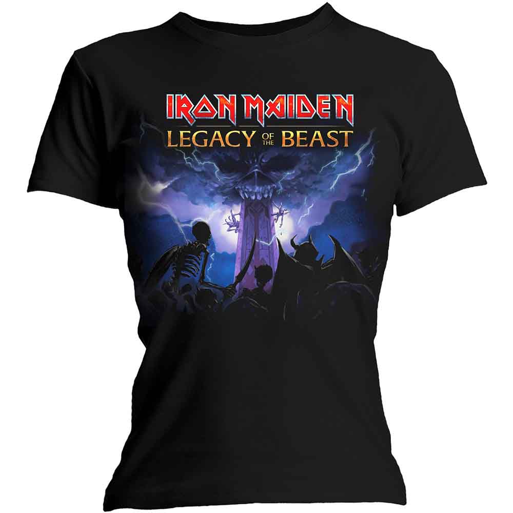 Camiseta de manga corta del ejército del legado de Iron Maiden