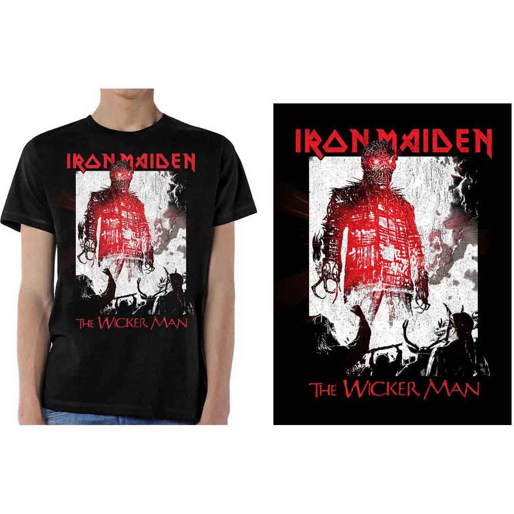 Camiseta de Iron Maiden The Wicker Man Smoke