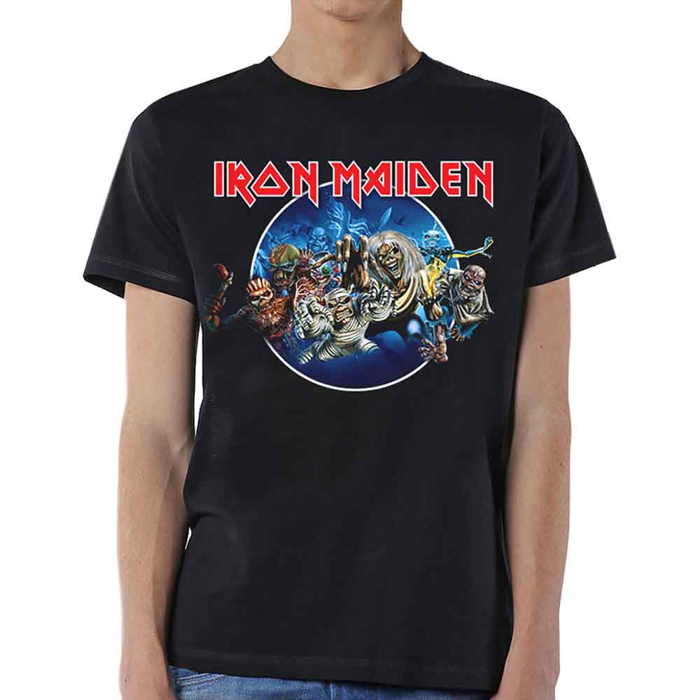 Camiseta con el círculo de los años perdidos de Iron Maiden