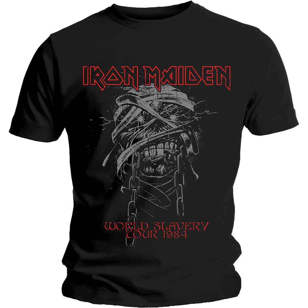 Gira mundial de la esclavitud de Iron Maiden de 1984 [Camiseta]