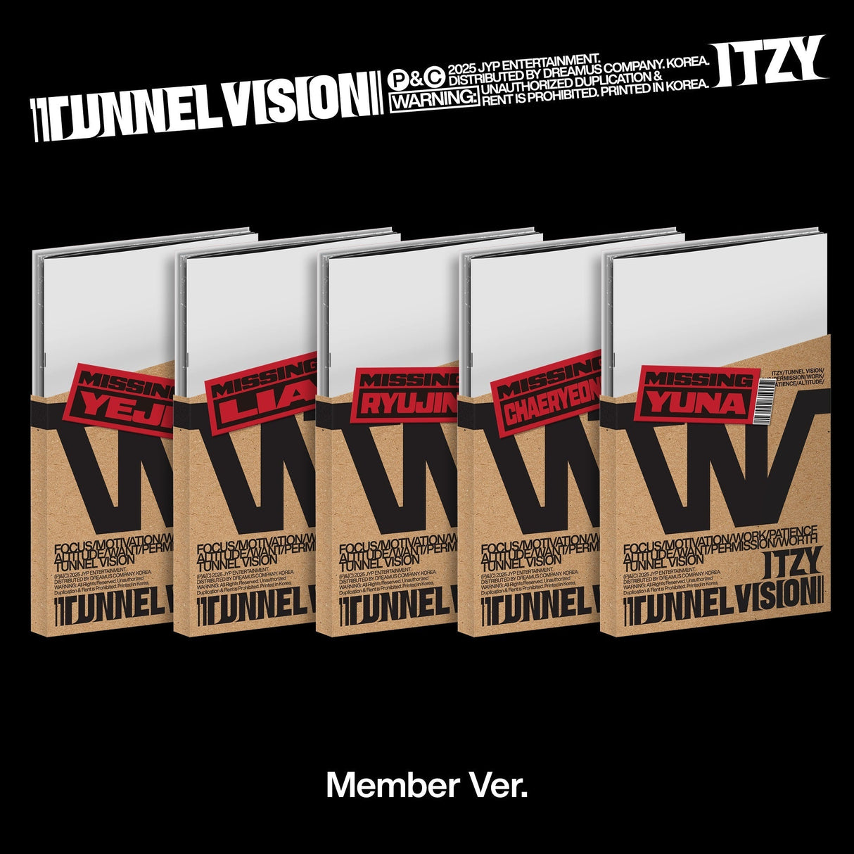 Tunnel Vision [Member Ver.] [CD] [CD]