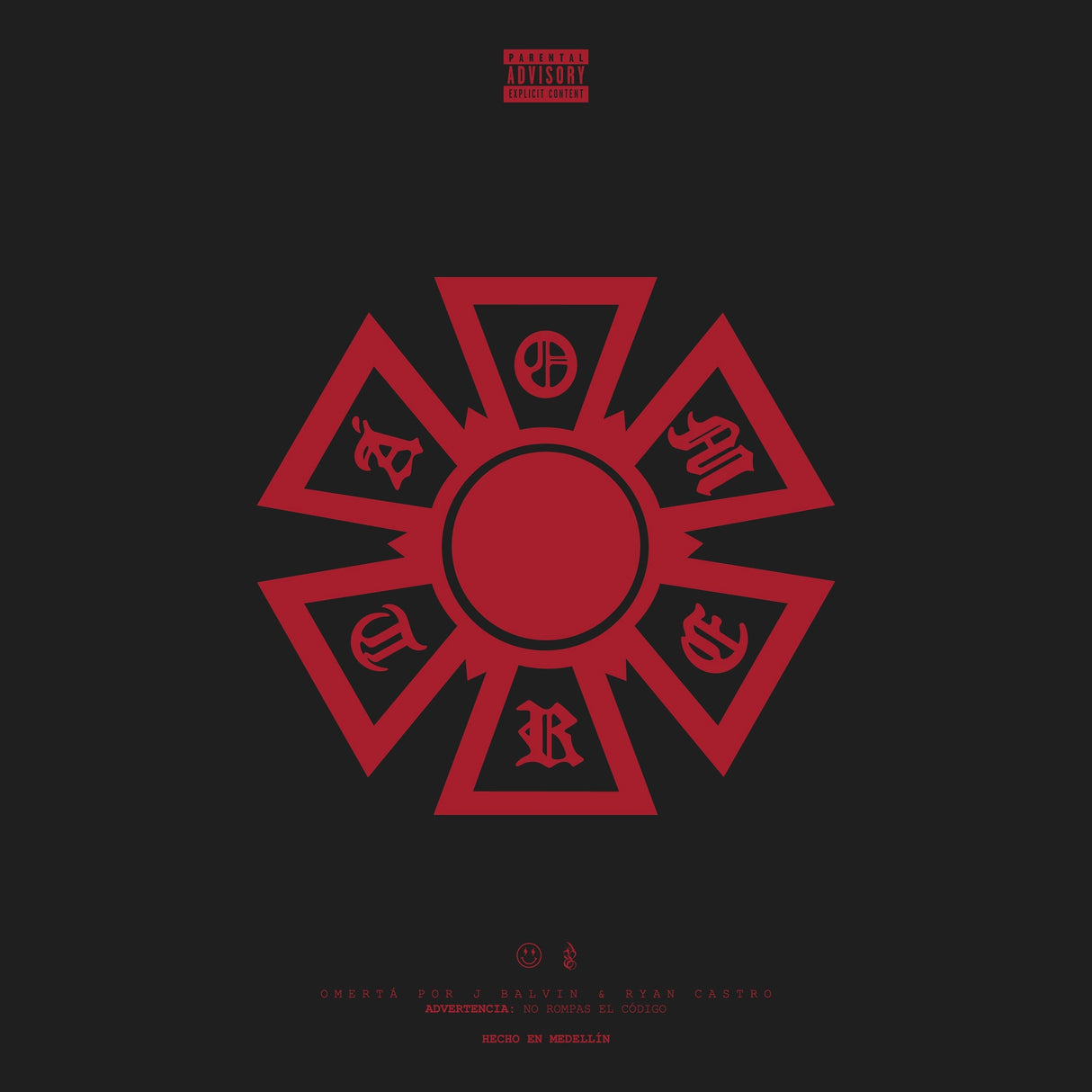 J Balvin & Ryan Castro - Omertá [Red] [Vinyl]
