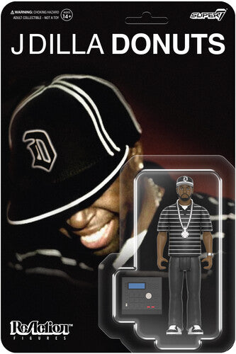 J Dilla - Super7 - J Dilla - ReAction Figures Wv1 - J Dilla (Donuts - Smile Album Cover) (Collectible, Action Figure) (Action Figure)