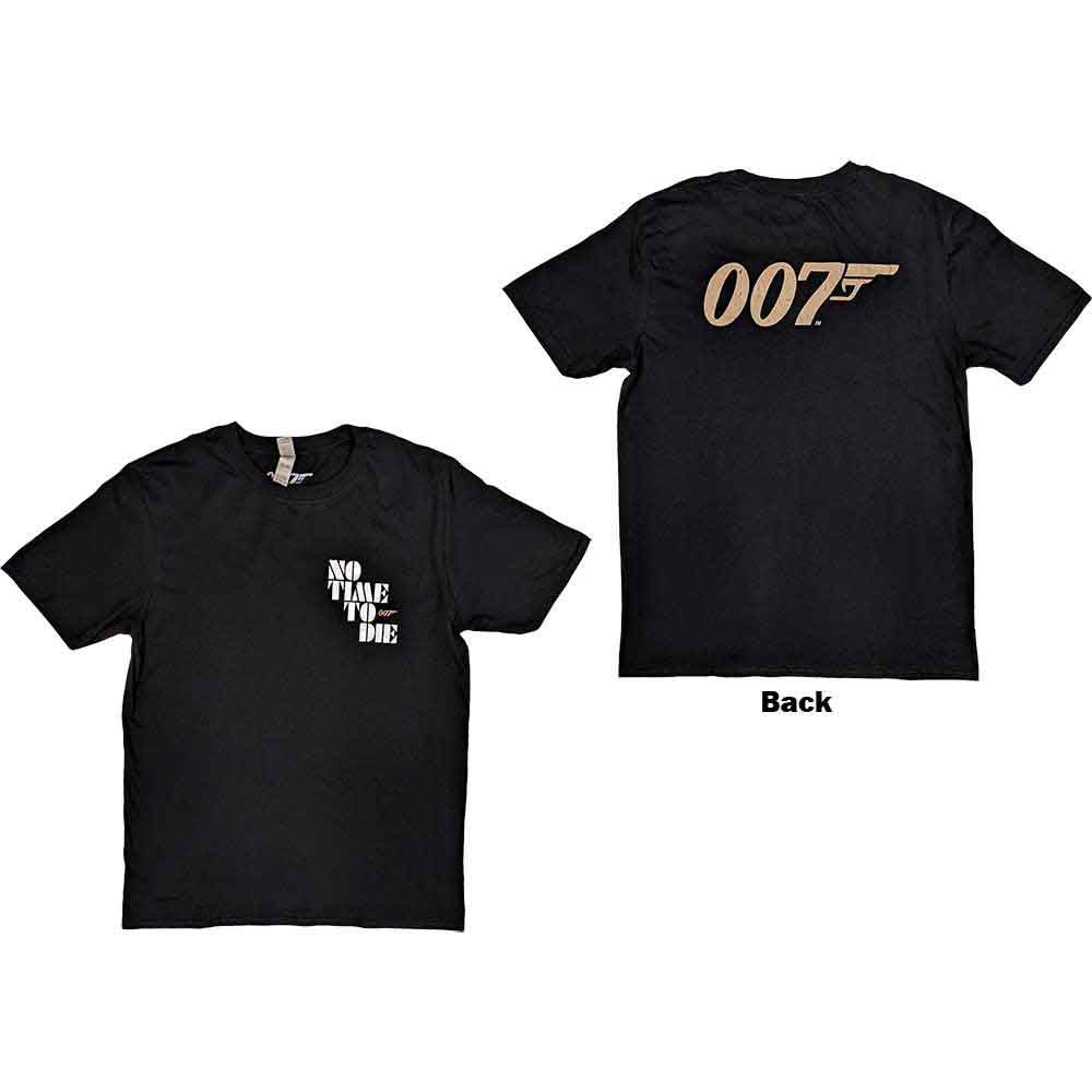 James Bond 007 No Time To Die & Logo [T-Shirt]