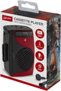 GPX CAS337 Portable Cassette Player with AM/FM Radio/Voice Record (Red, Black, Cassette Player) (Cassette Player)