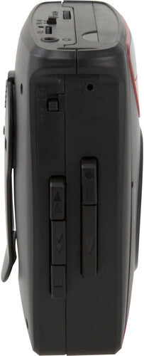 GPX CAS337 Portable Cassette Player with AM/FM Radio/Voice Record (Red, Black, Cassette Player) (Cassette Player)