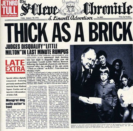 Thick As A Brick (Remastered, Bonus Tracks) [CD]