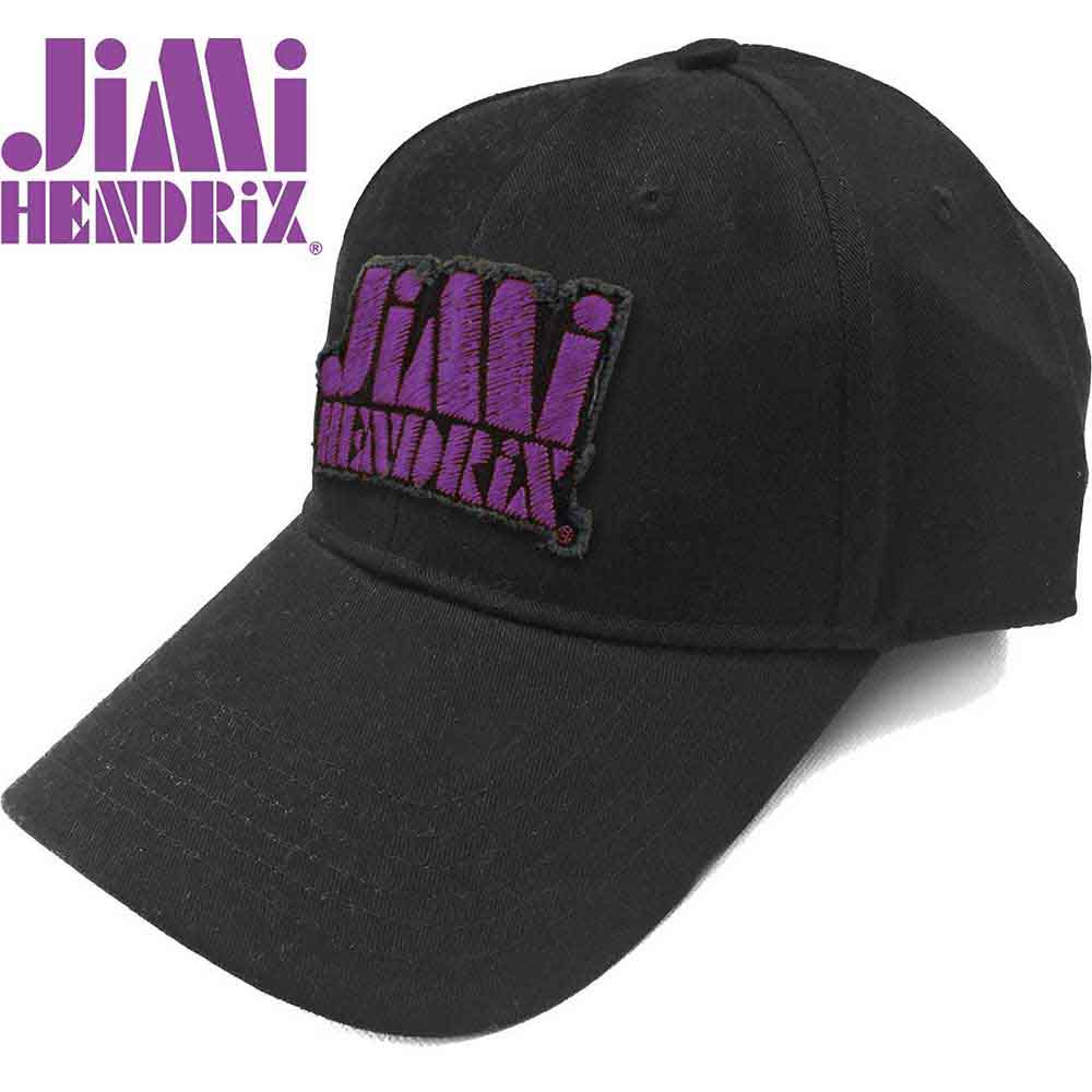 Plantilla morada con el logotipo de Jimi Hendrix [Gorra]