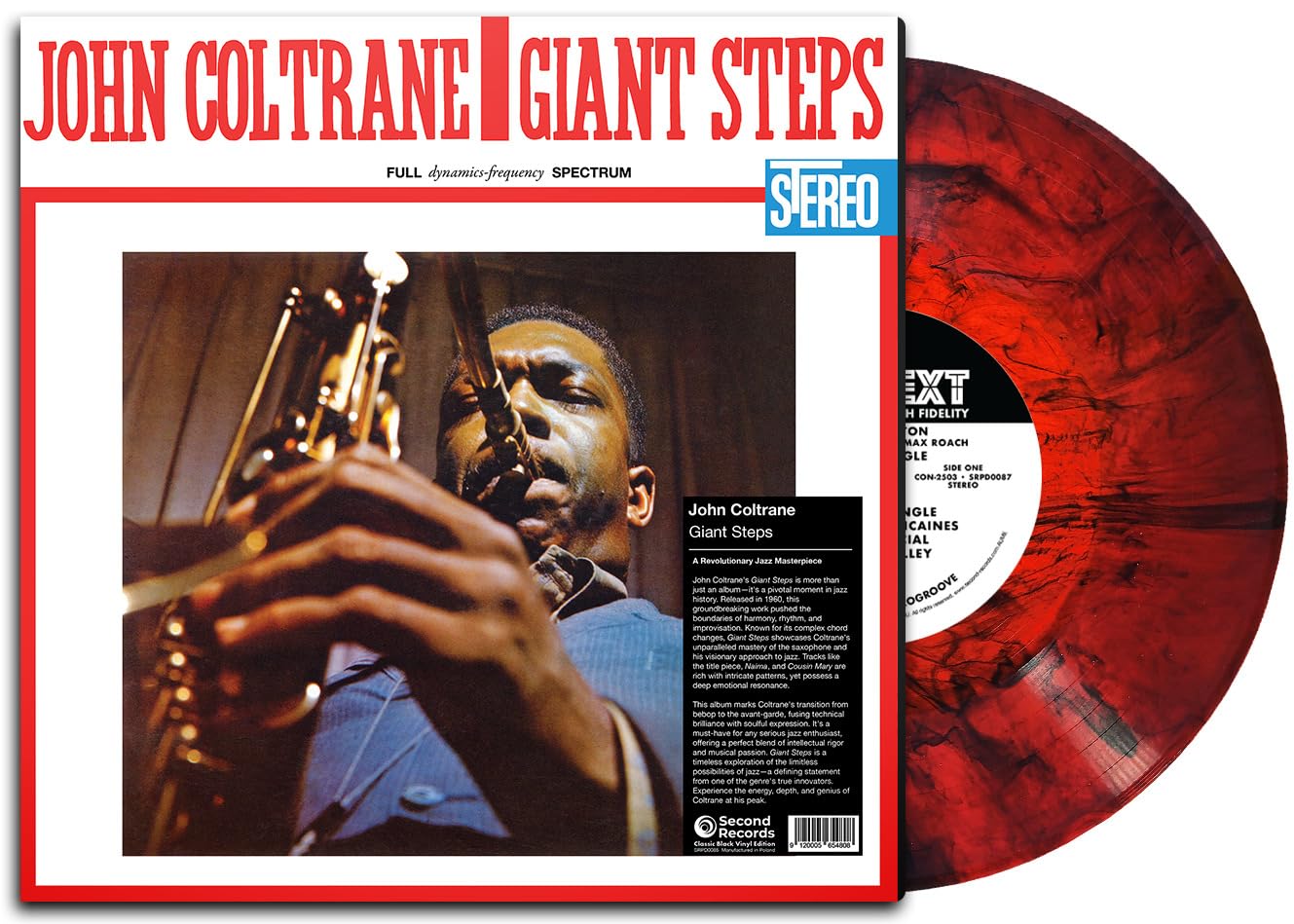 John Coltrane - Giant Steps (Limited Edition, Red Marble Colored