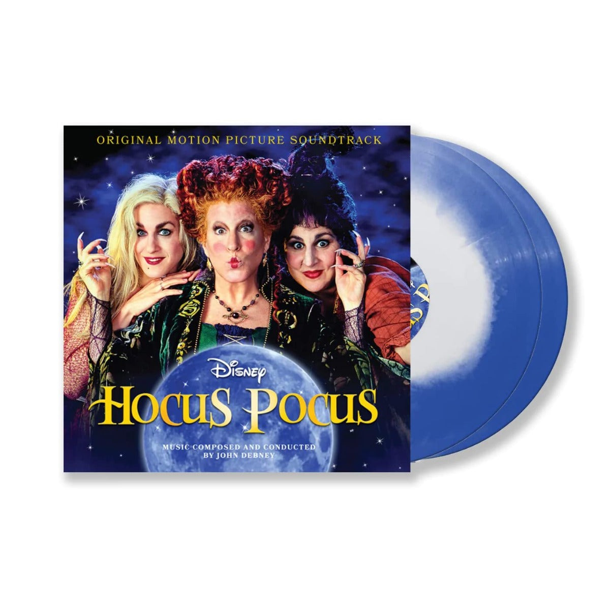 John Debney Hocus Pocus Soundtrack (Limited Edition, Blue & White Swirl Colored Vinyl) (2 Lp) [Vinyl] - Apocalypse Vinyl