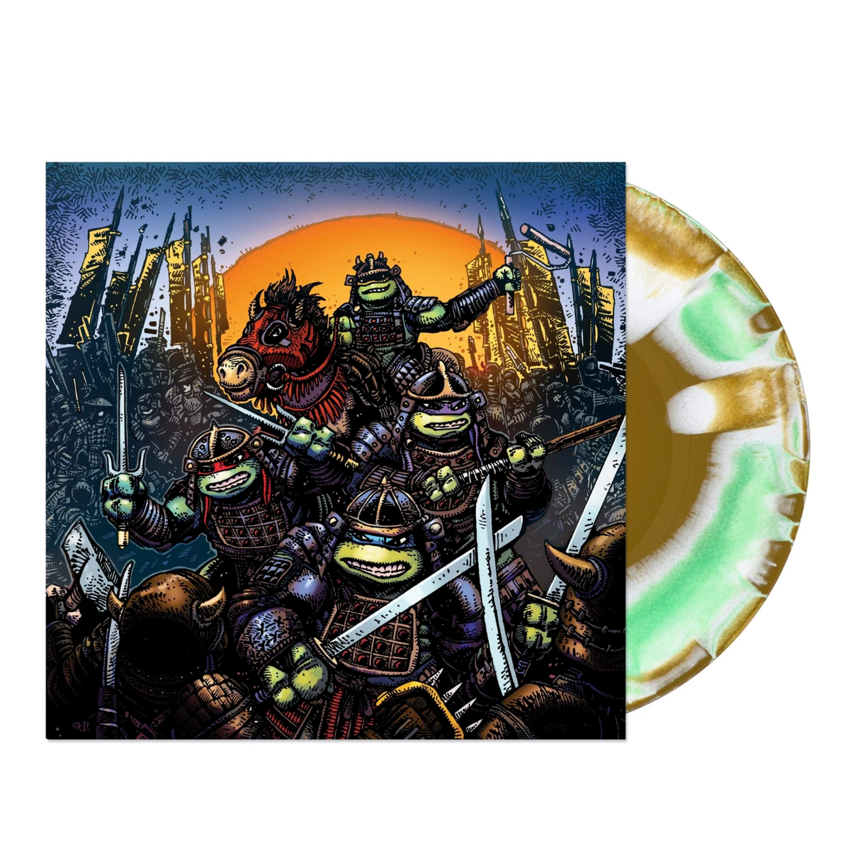 John Du Prez Teenage Mutant Ninja Turtles Part III OST (Swirl) [Records & LPs]