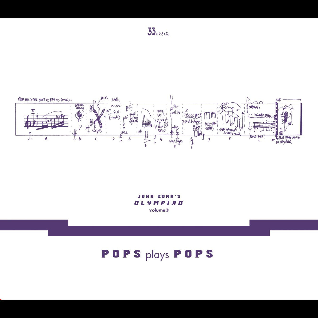 John Zorn‚Äôs Olympiad Vol. 3 - Pops Plays Pops - Eugene Chadbourne Plays The Book Of Heads (CD)