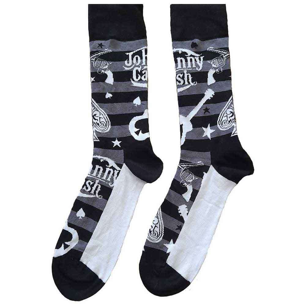 Johnny Cash Guitars 'n Guns [Socks]