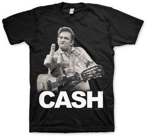 Johnny Cash - Johnny Cash - The Bird - T-Shirt - X-Large (Black) [Apparel]