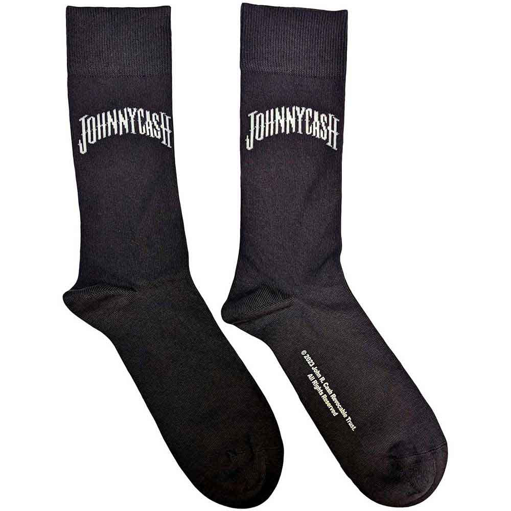 Calcetines con el logo del hombre de negro de Johnny Cash