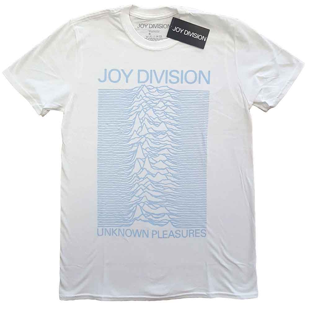 Joy Division Unknown Pleasures 白底蓝字 [T 恤]