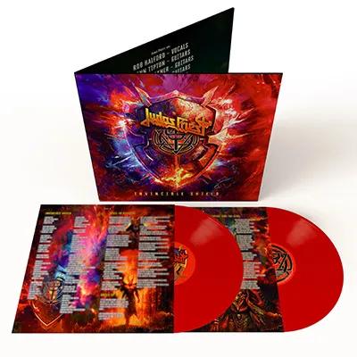 Judas Priest Invincible Shield (Indie Exclusive, Colored Vinyl, Red) (2 Lp's) [Records & LPs]