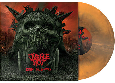 Jungle Rot - Cruel Face Of War [Black, Orange] [Vinyl]